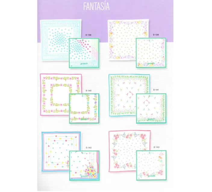 Caja 6 Pañuelos Sra Estampado